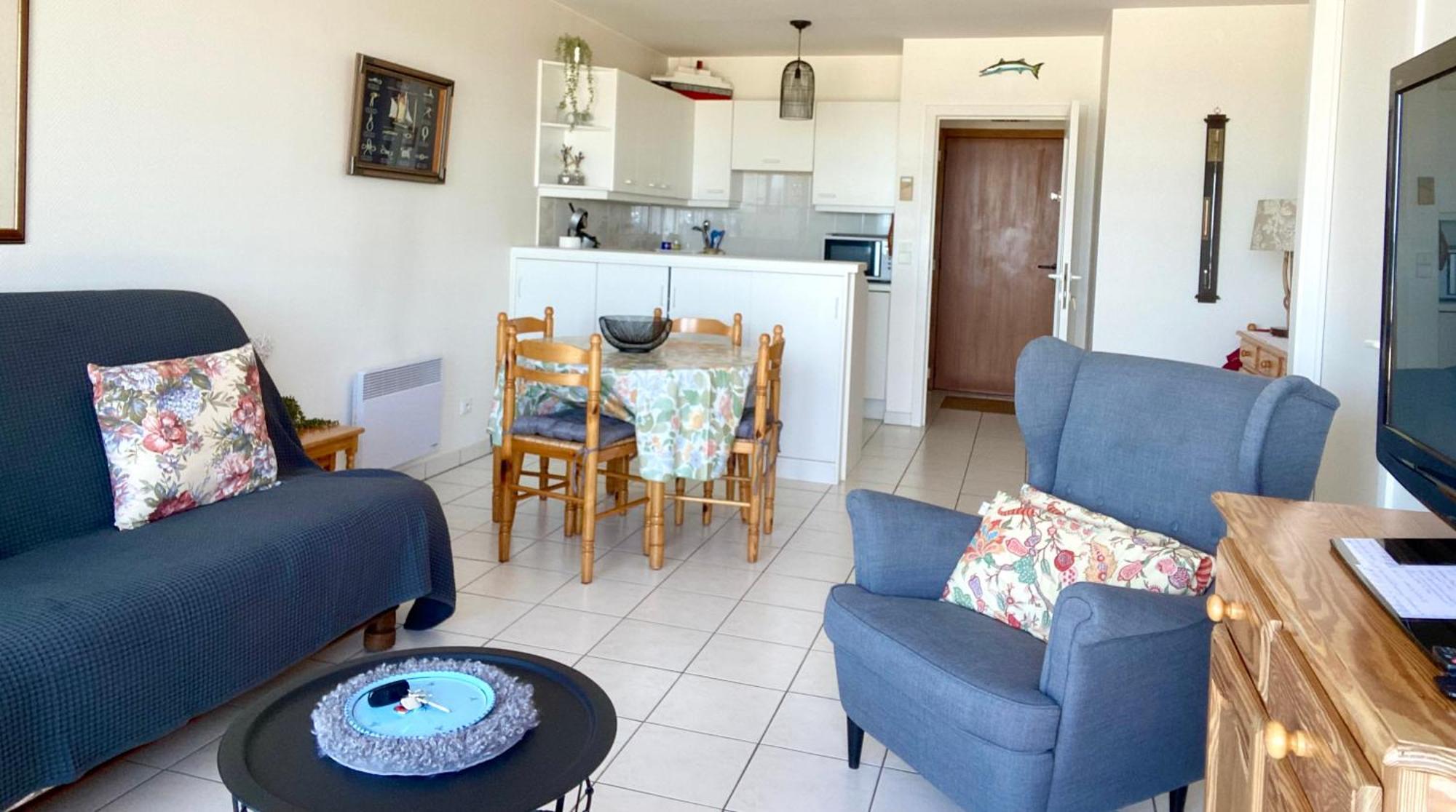 Apartment Vue Frontale Mer, 4 Personnes Bray-Dunes